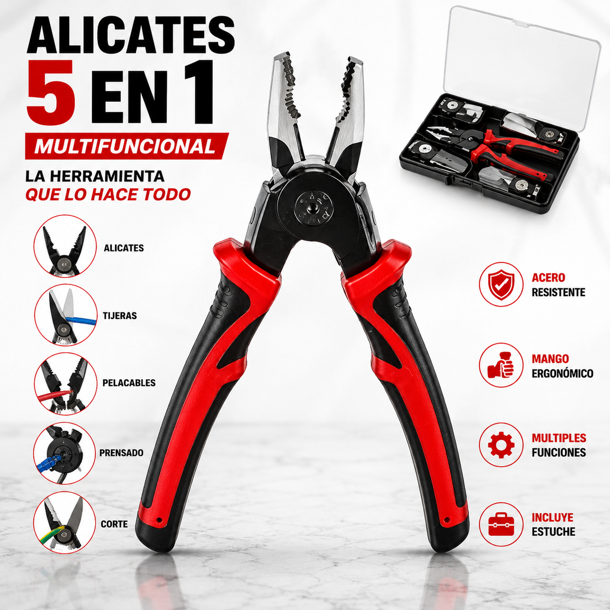 ⚒️ALICATE MULTI FUNCIONAL 5 EN 1
