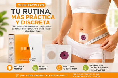 TRIPACK Parches Adelgazante SlimPatch X3