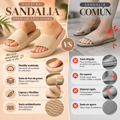 Sandalias Premium Acolchadas y Súper Cómodas